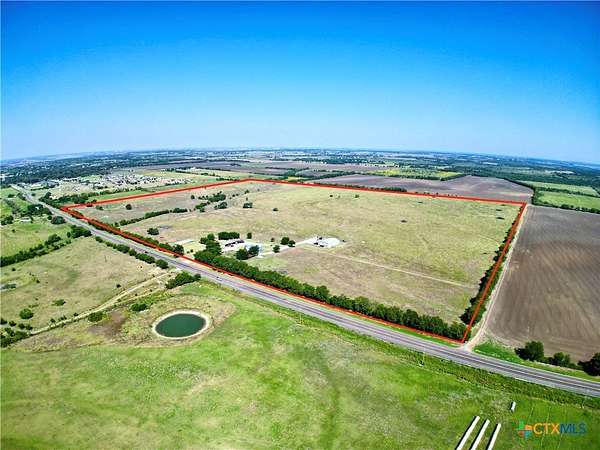 140 Acres of Land with Home for Sale in Moody, Texas