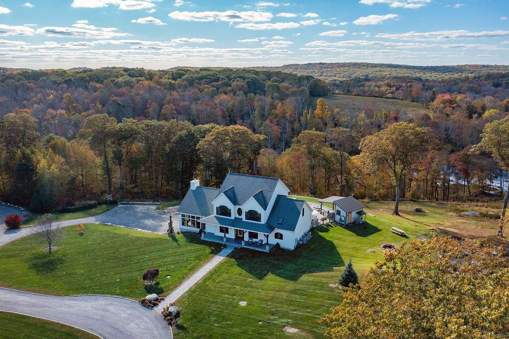 10.5 Acres of Land with Home for Sale in Warren, Connecticut