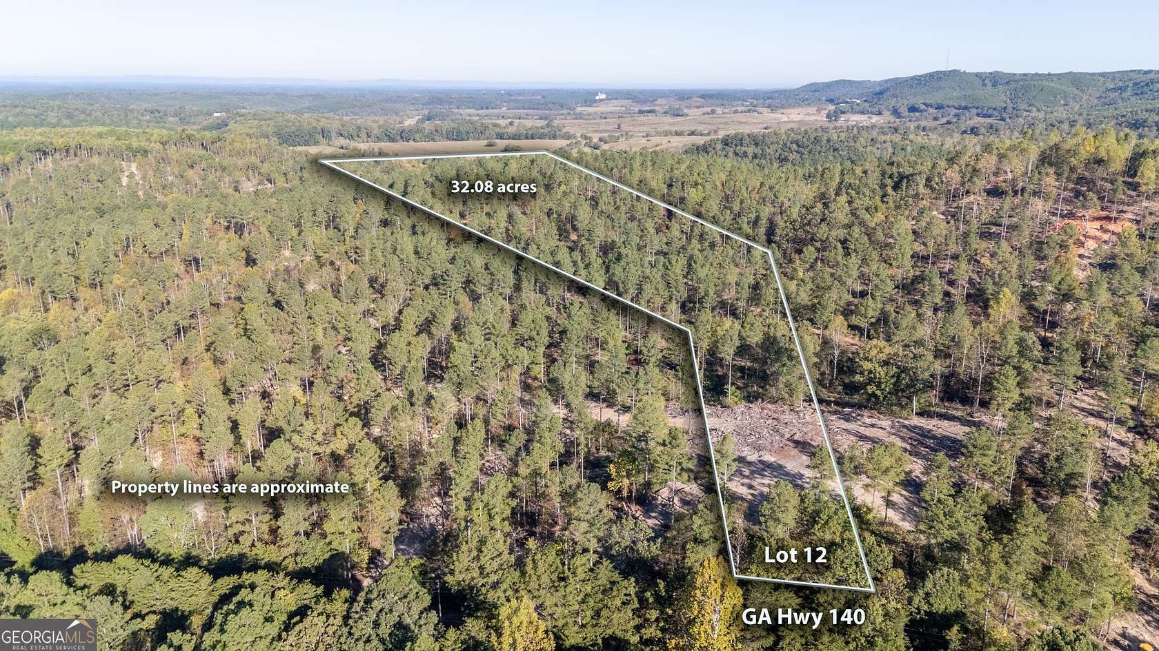 32 Acres of Land for Sale in Rydal, Georgia
