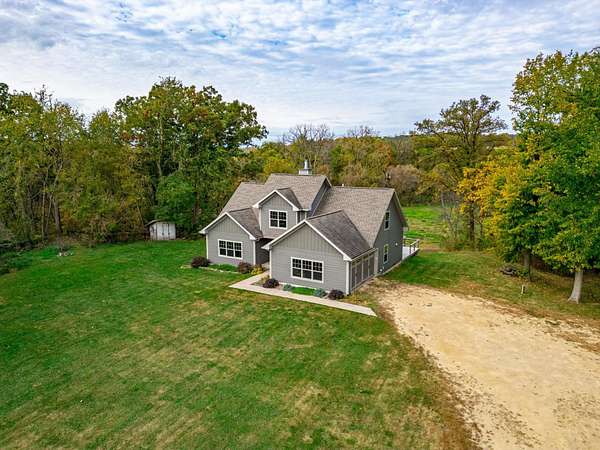 10.7 Acres of Land with Home for Sale in Galena, Illinois