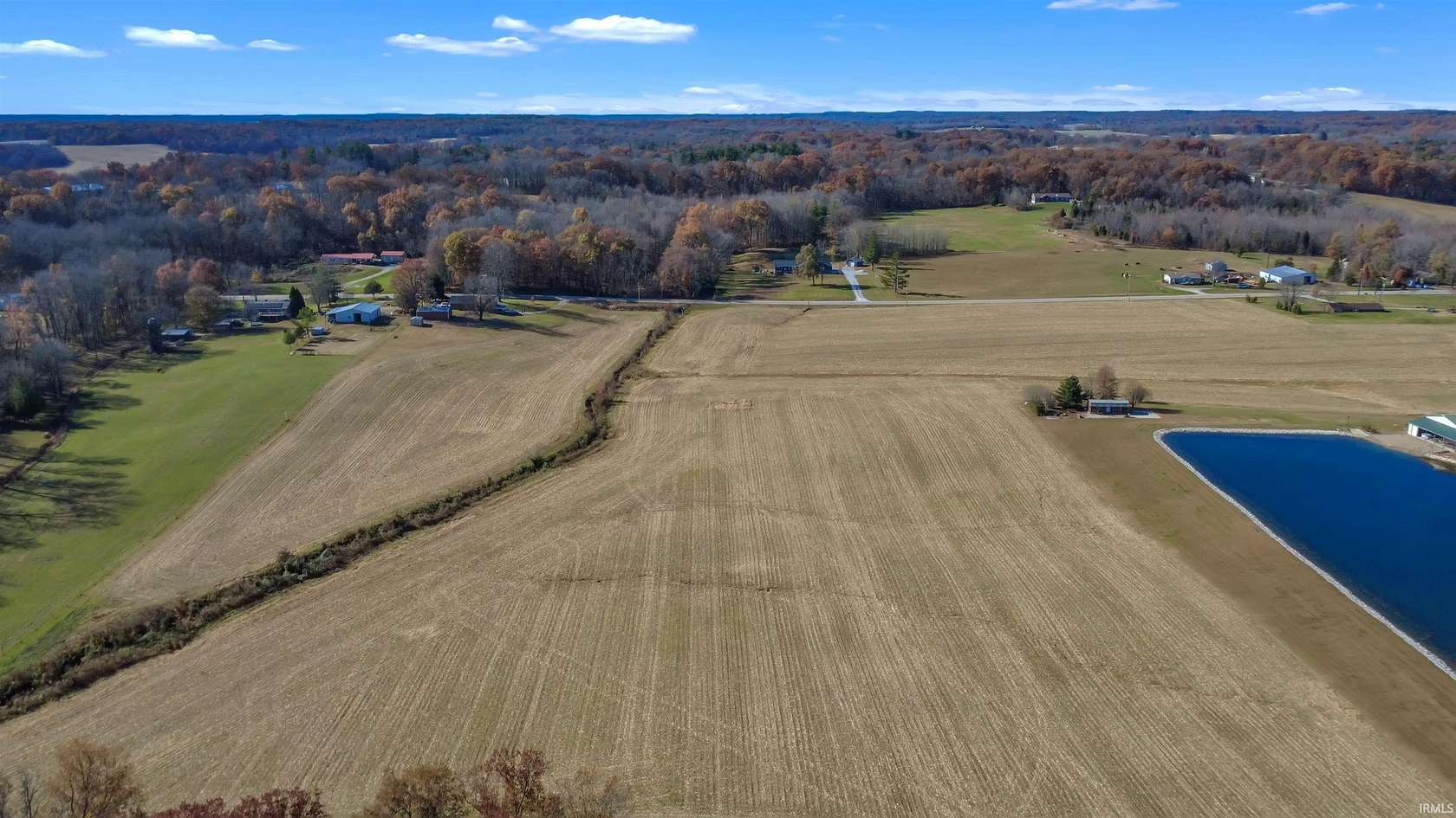 12.6 Acres of Agricultural Land for Sale in Dale, Indiana