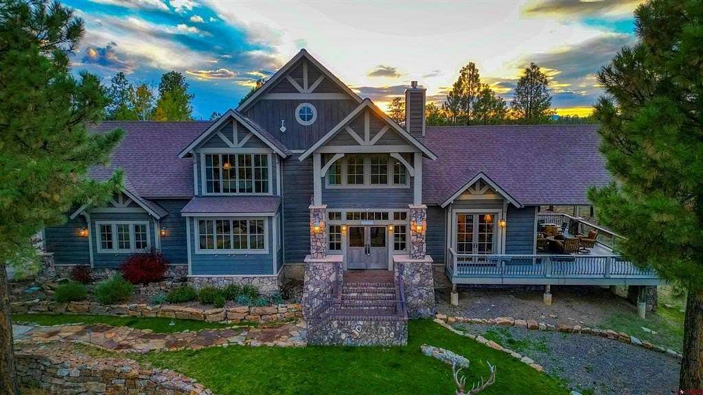 5 Acres of Land with Home for Sale in Pagosa Springs, Colorado
