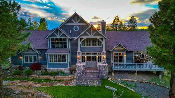 5 Acres of Residential Land with Home for Sale in Pagosa Springs, Colorado