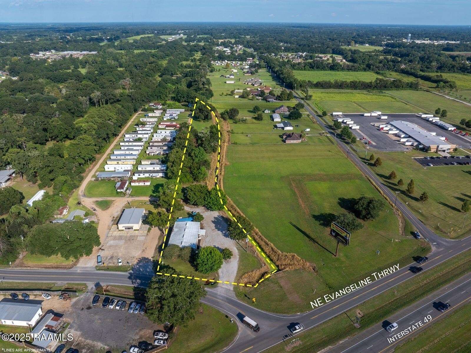 2.86 Acres of Improved Commercial Land for Lease in Carencro, Louisiana