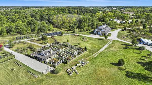 53 Acres of Agricultural Land with Home for Sale in Leo, Indiana