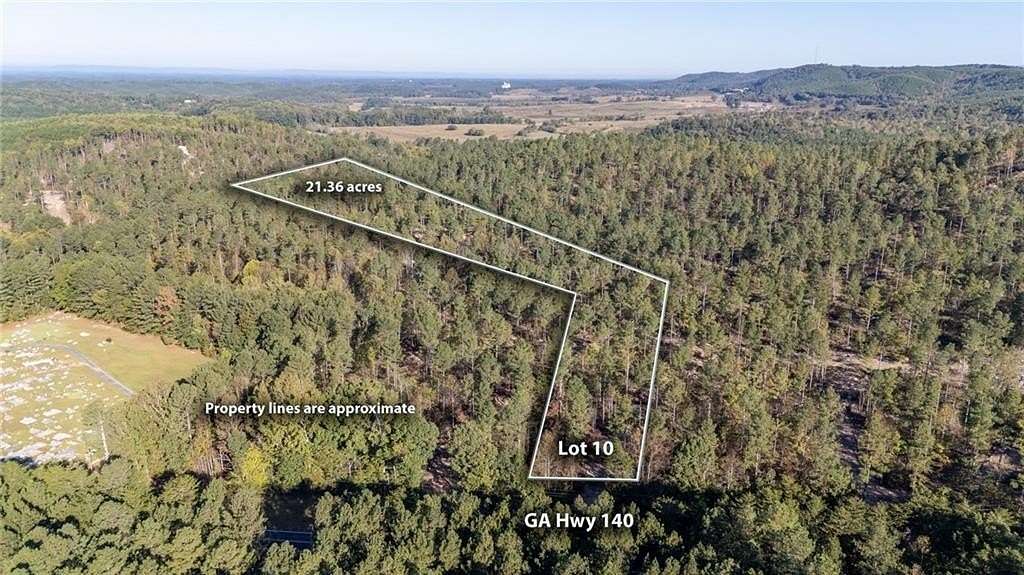 21.4 Acres of Land for Sale in Rydal, Georgia
