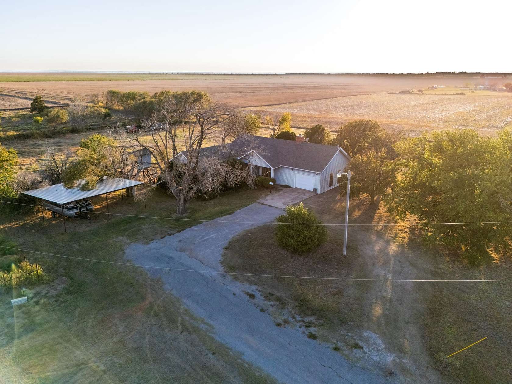 1.89 Acres of Residential Land with Home for Sale in Willow, Oklahoma