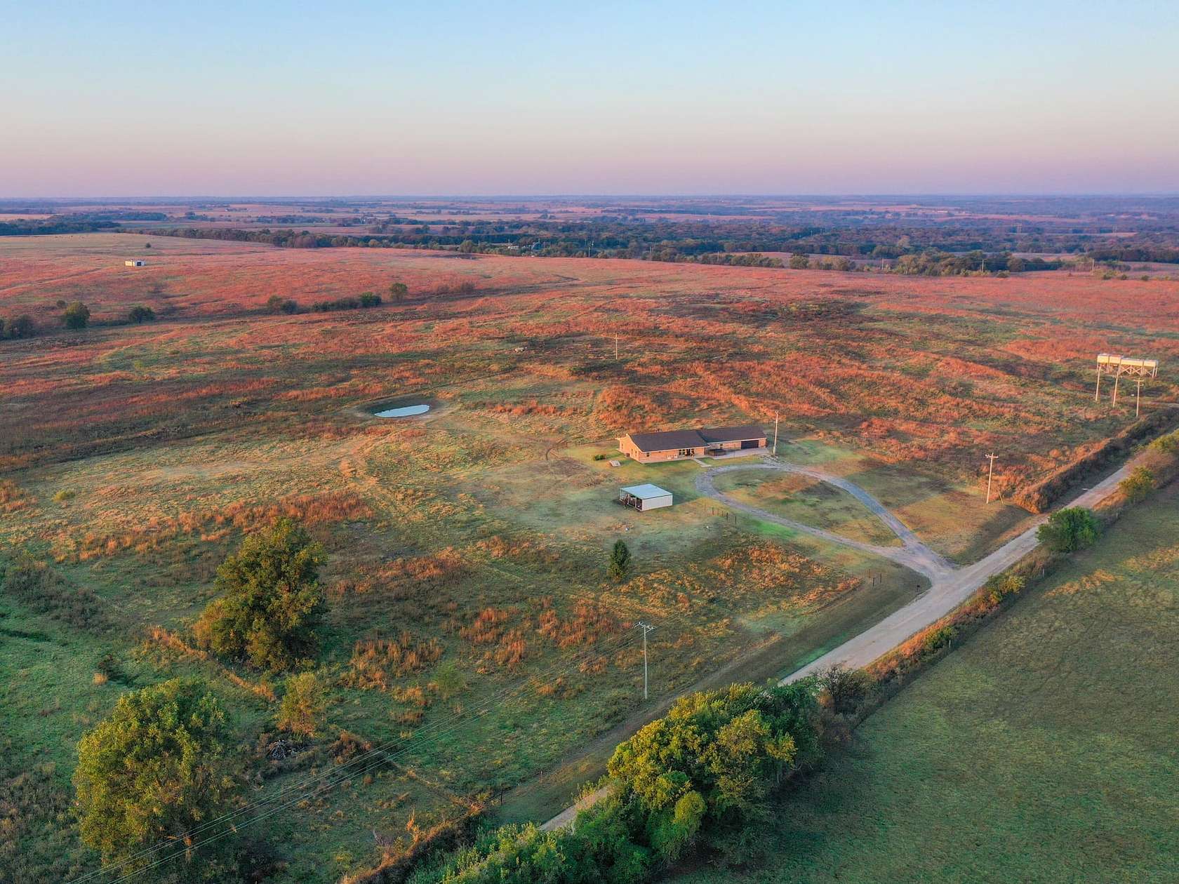 10 Acres of Land with Home for Sale in Pawnee, Oklahoma