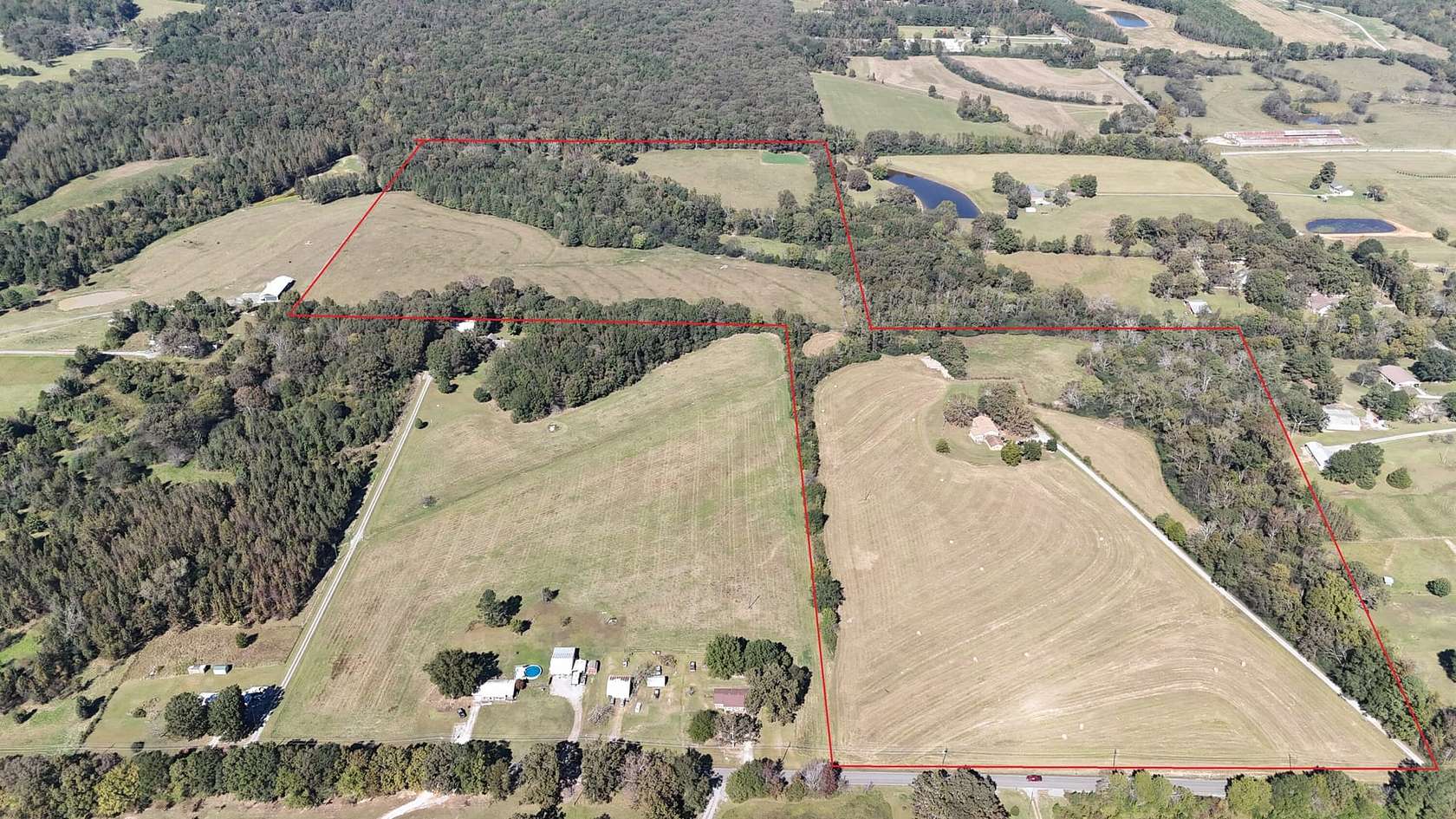 58.5 Acres of Recreational Land & Farm for Sale in Danville, Alabama