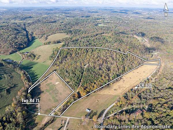 41 Acres of Recreational Land for Sale in Dresden, Ohio