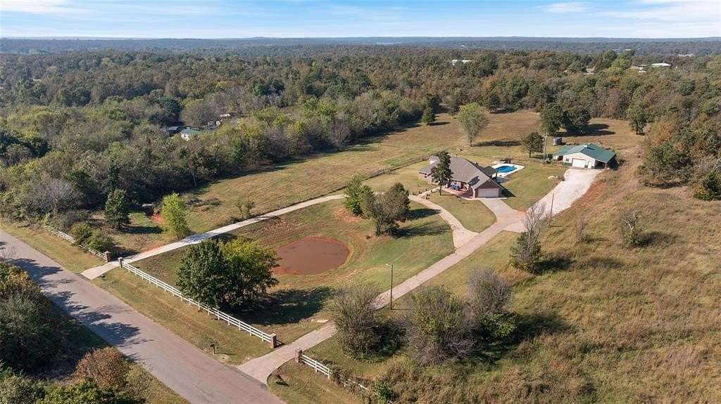 5 Acres of Residential Land with Home for Sale in Newalla, Oklahoma