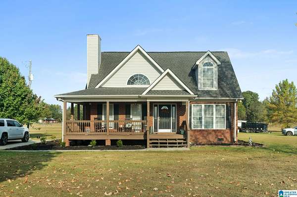 6.6 Acres of Residential Land with Home for Sale in Wilsonville, Alabama