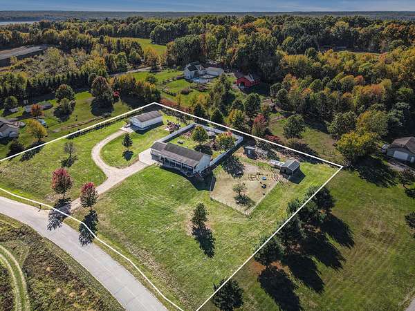 2.5 Acres of Residential Land with Home for Sale in Allegan, Michigan