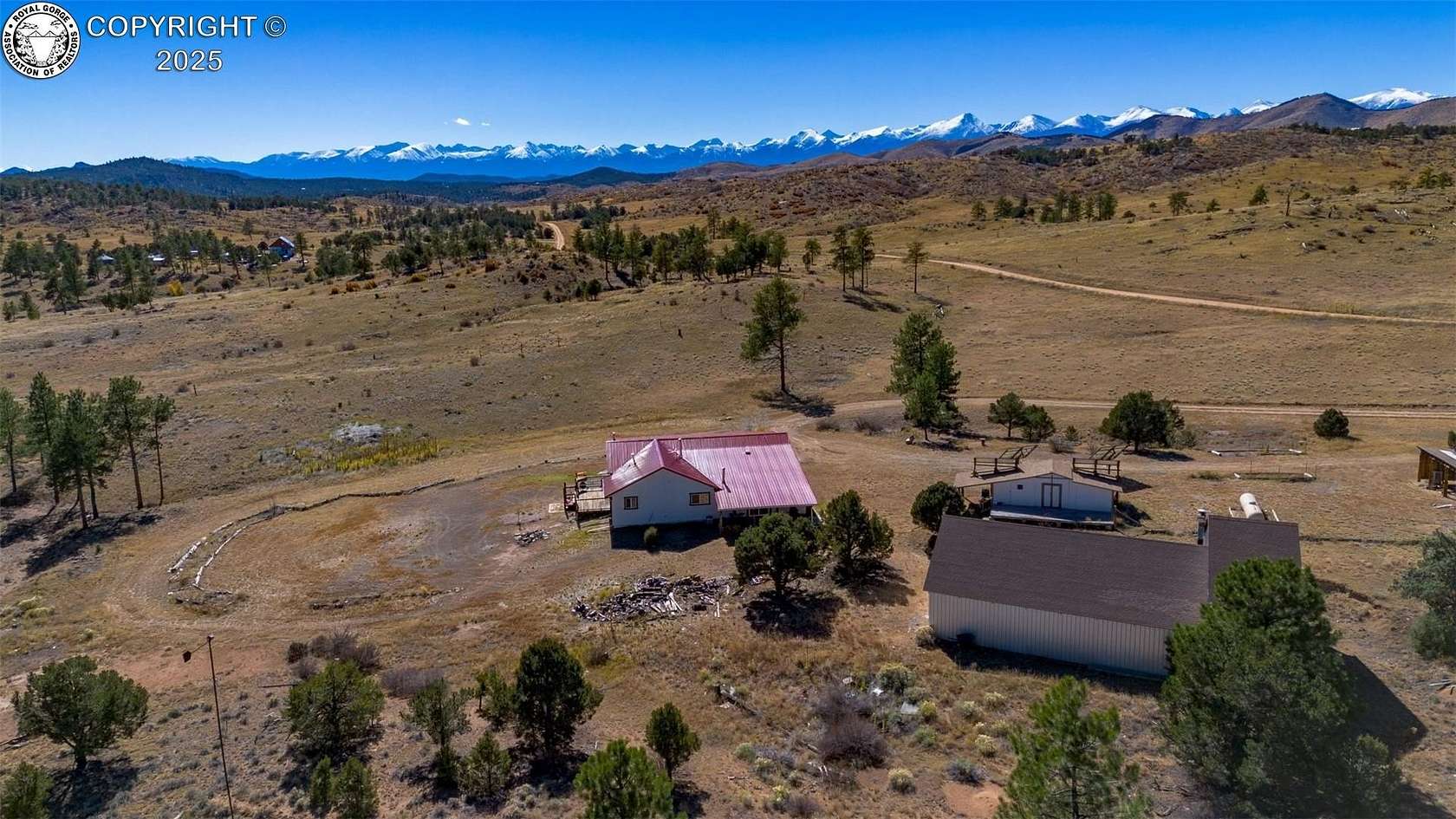 22 Acres of Recreational Land with Home for Sale in Cotopaxi, Colorado