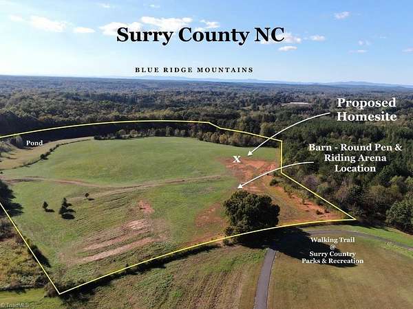 22.4 Acres of Agricultural Land for Sale in Pinnacle, North Carolina