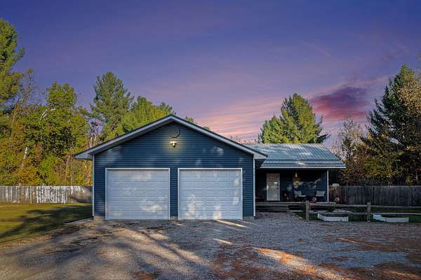 5 Acres of Residential Land with Home for Sale in Kalkaska, Michigan