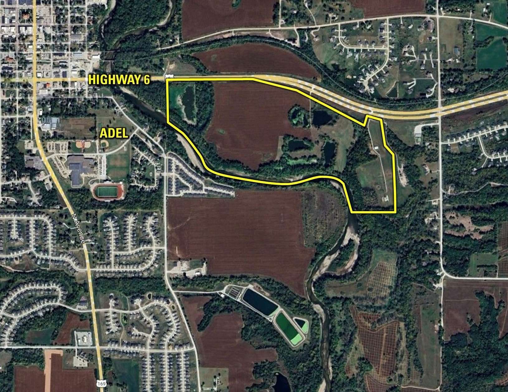 156 Acres of Land for Sale in Adel, Iowa