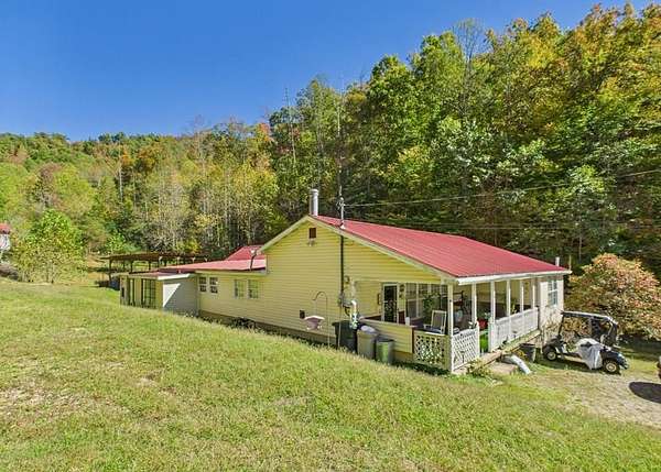 47.5 Acres of Land with Home for Sale in Meally, Kentucky