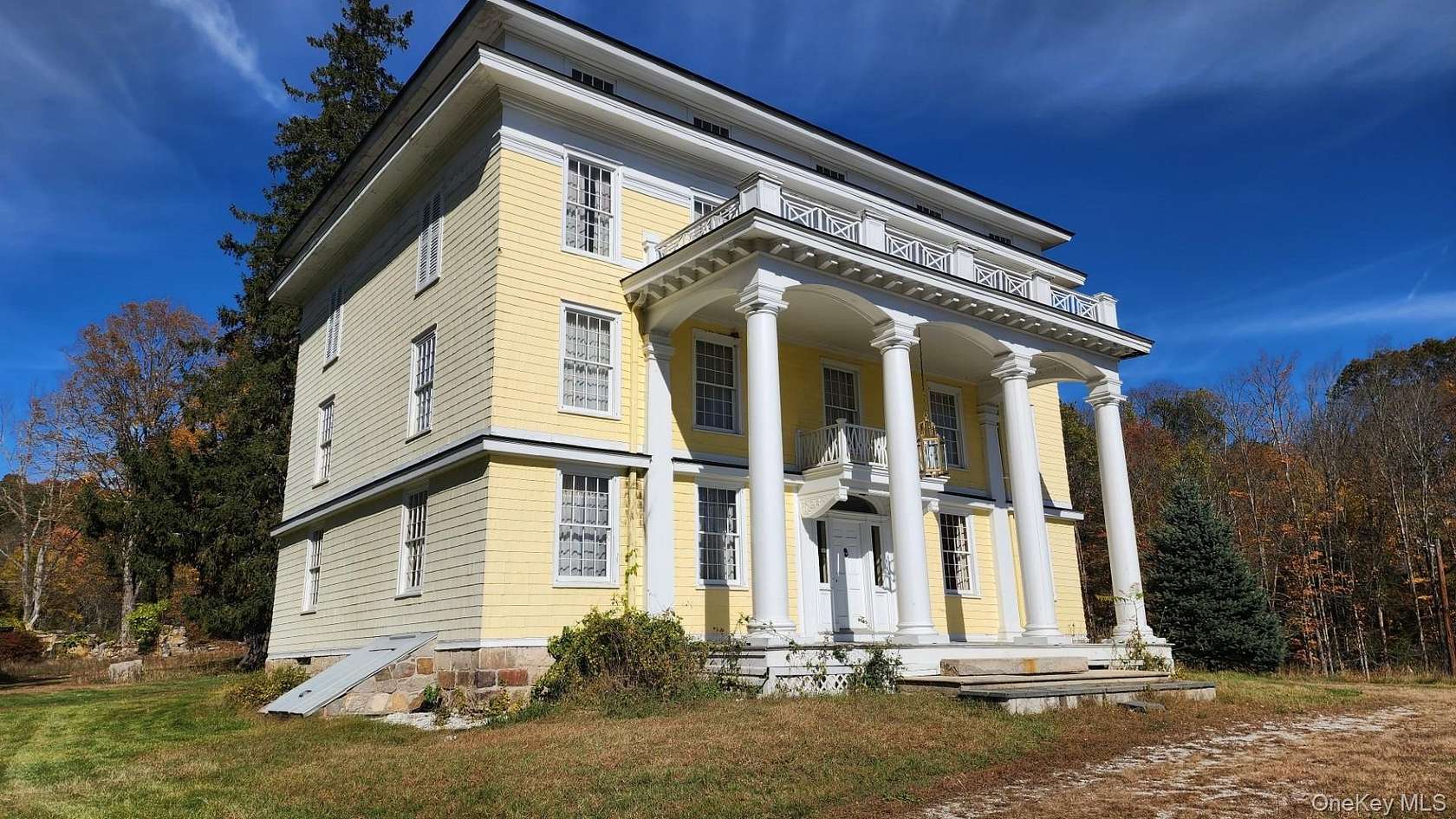 5.42 Acres of Residential Land with Home for Auction in Golden's Bridge, New York