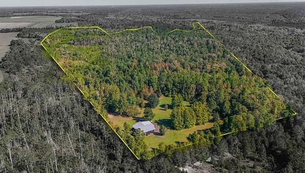 63.5 Acres of Recreational Land with Home for Sale in Bristol, Florida