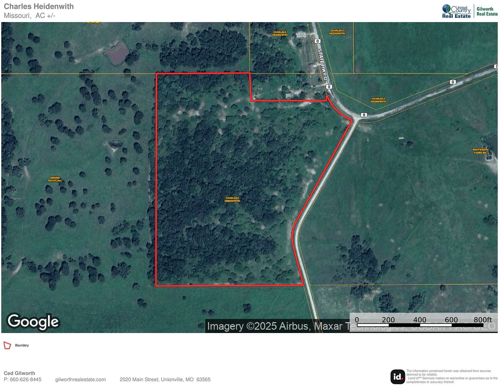 30 Acres of Recreational Land & Farm for Sale in Novinger, Missouri