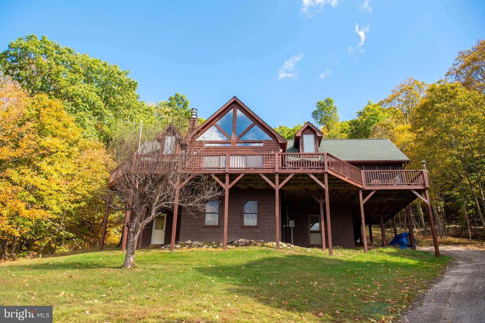 26.4 Acres of Recreational Land with Home for Sale in Mathias, West Virginia