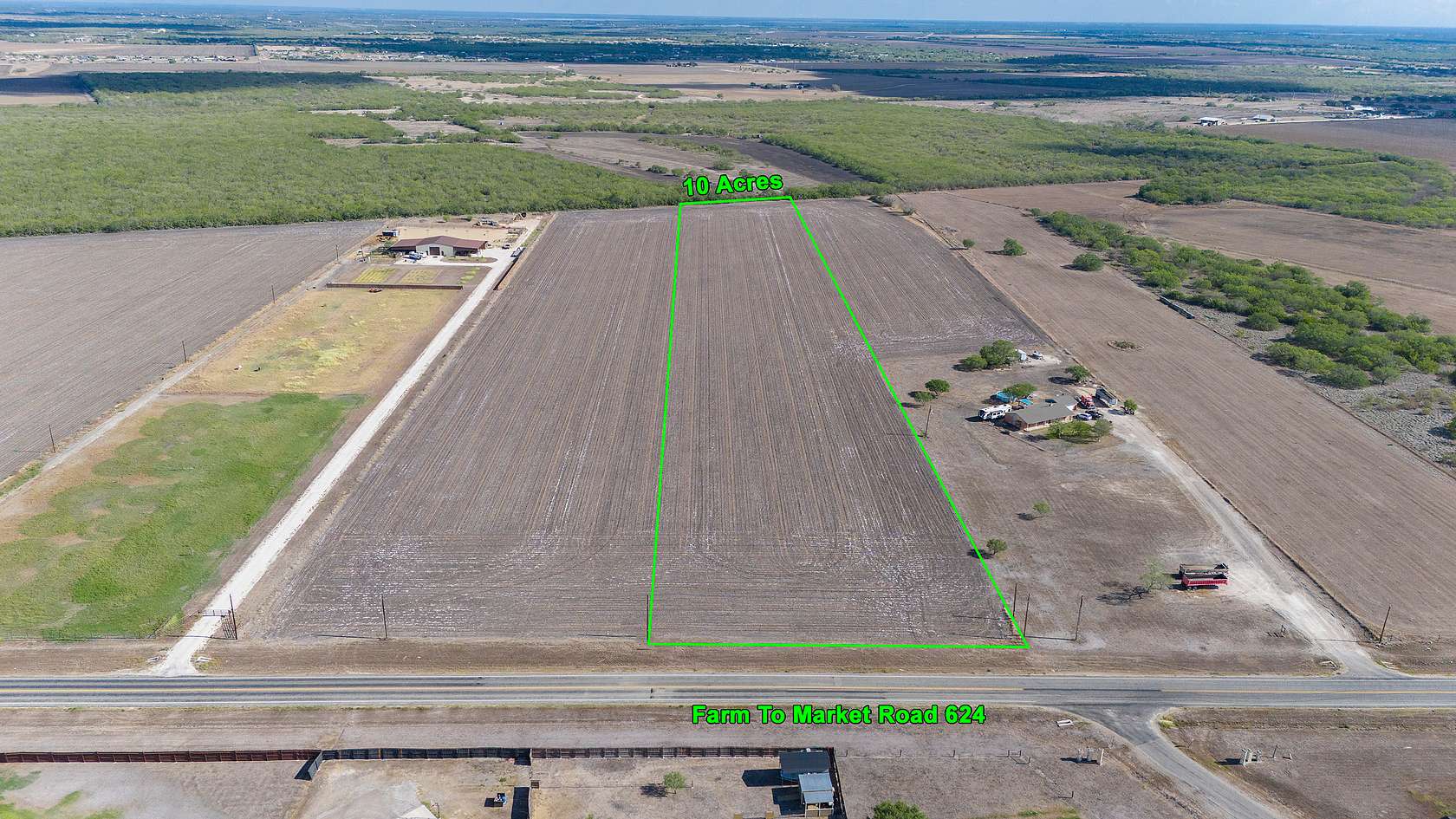 10 Acres of Land for Sale in Orange Grove, Texas