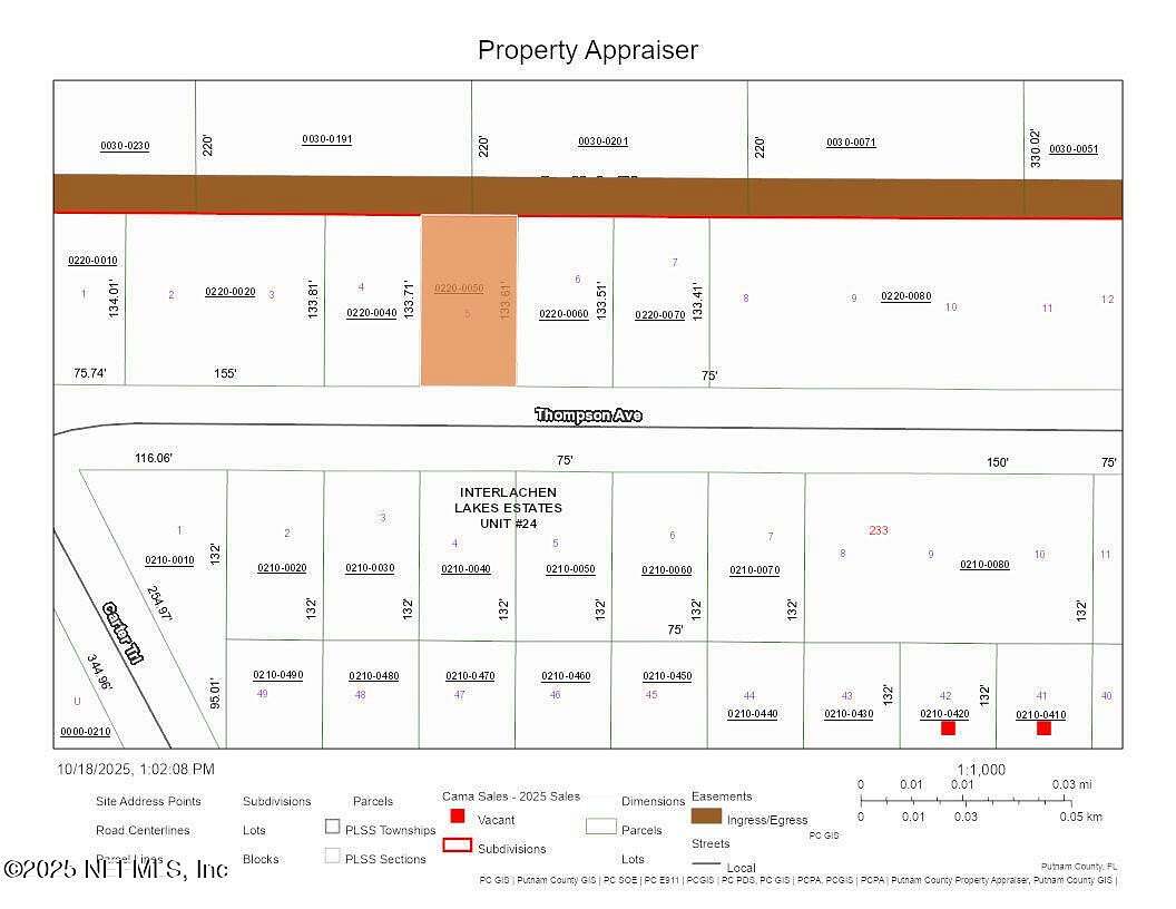 0.23 Acres of Land for Sale in Interlachen, Florida