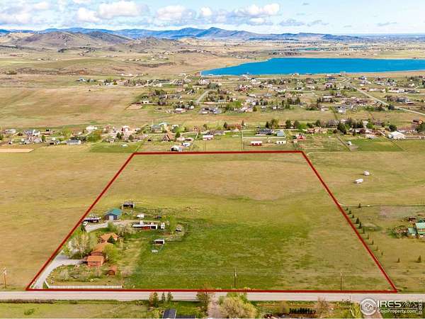 18 Acres of Land with Home for Sale in Berthoud, Colorado