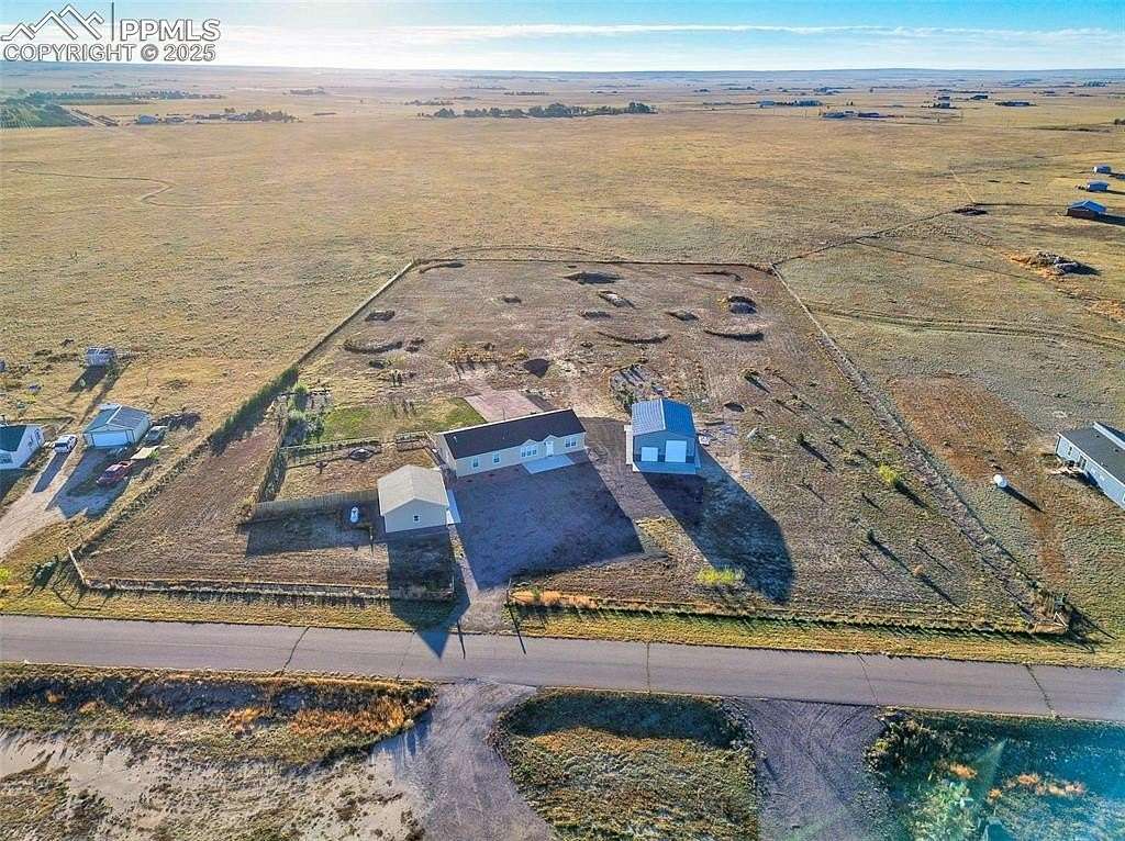 5 Acres of Residential Land with Home for Sale in Calhan, Colorado