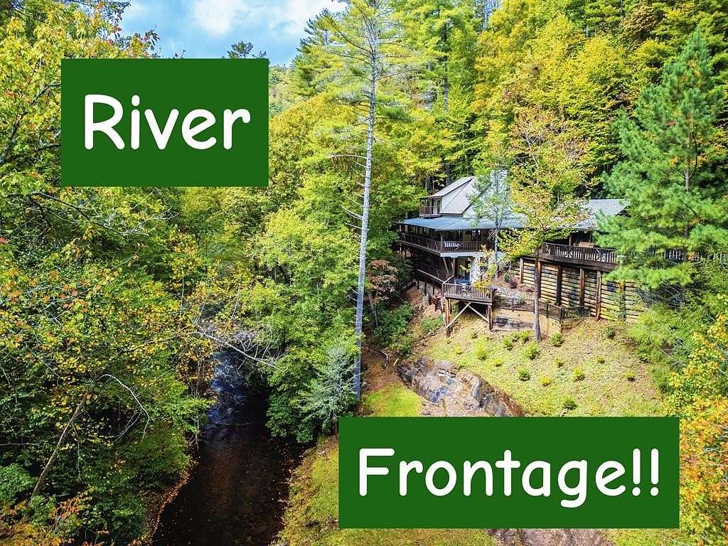 4.1 Acres of Residential Land with Home for Sale in Hiawassee, Georgia