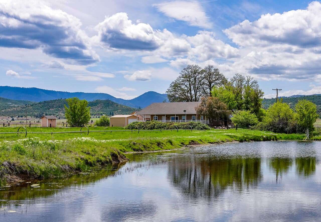 41.7 Acres of Agricultural Land with Home for Sale in Montague, California