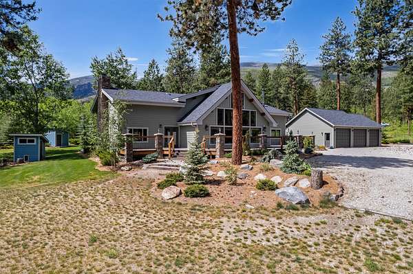 5.55 Acres of Land with Home for Sale in Hamilton, Montana