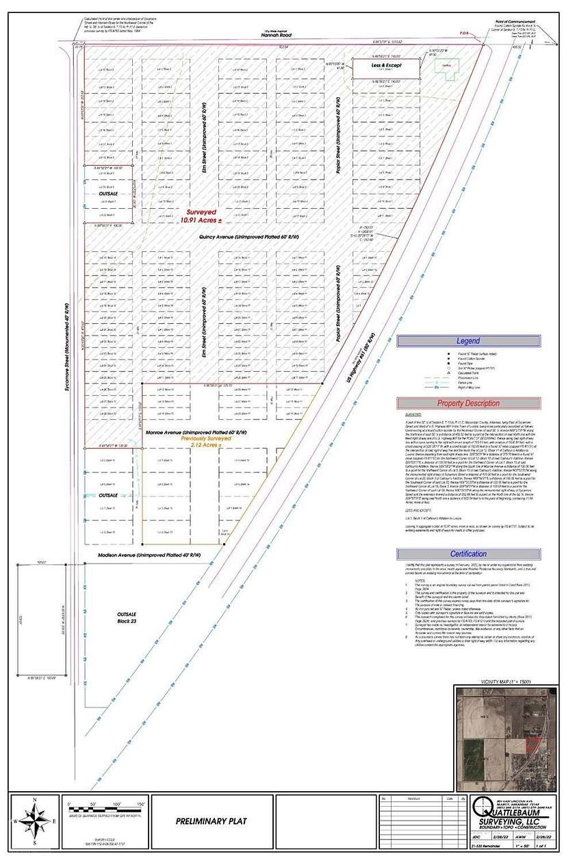 13 Acres of Land for Sale in Luxora, Arkansas