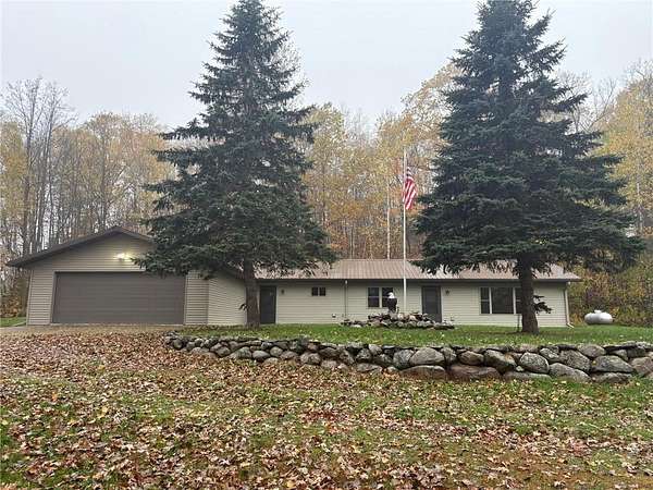 10 Acres of Residential Land with Home for Sale in Cushing, Minnesota