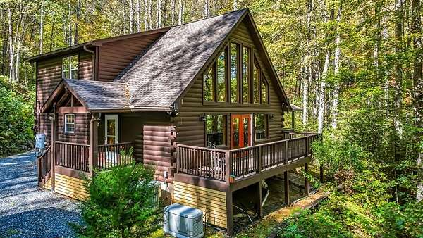 4.8 Acres of Residential Land with Home for Sale in Whittier, North Carolina