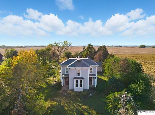 2.3 Acres of Residential Land with Home for Sale in Louisville, Nebraska