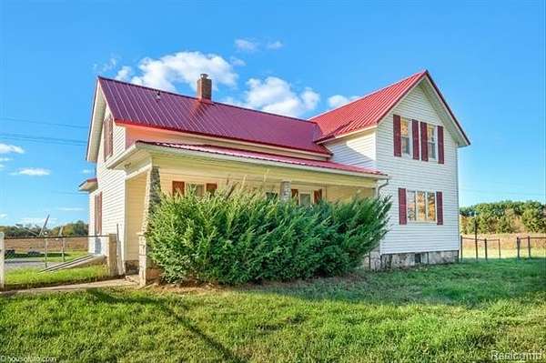 53.5 Acres of Land with Home for Sale in North Branch, Michigan