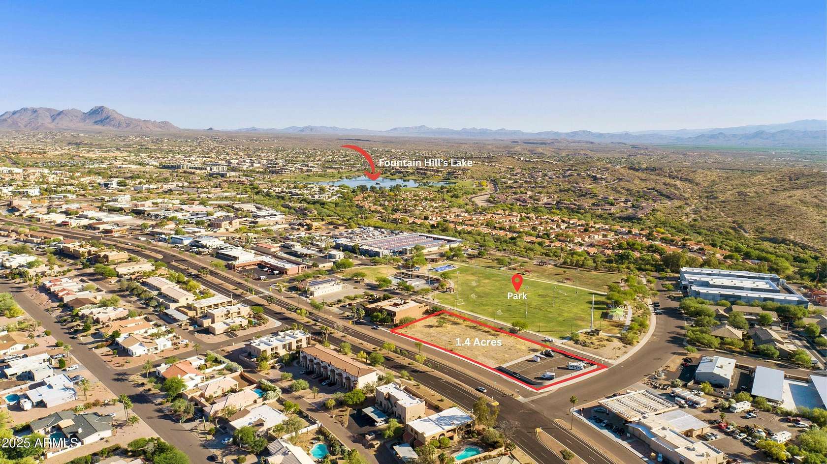 1.4 Acres of Commercial Land for Sale in Fountain Hills, Arizona