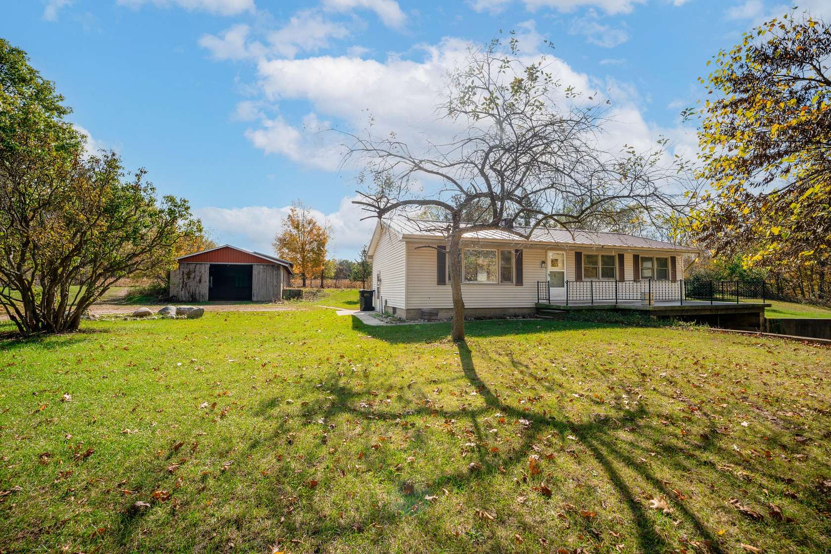 42.9 Acres of Recreational Land with Home for Sale in Plainwell, Michigan