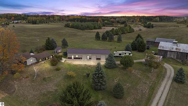 40 Acres of Land with Home for Sale in Evart, Michigan