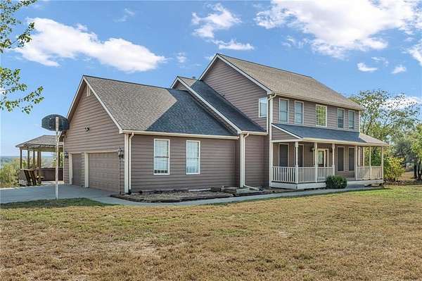 5 Acres of Residential Land with Home for Sale in Lawrence, Kansas