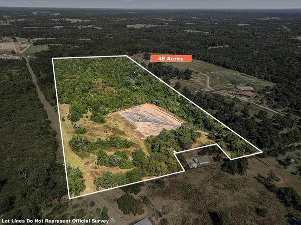 48 Acres of Recreational Land & Farm for Sale in Mount Enterprise, Texas