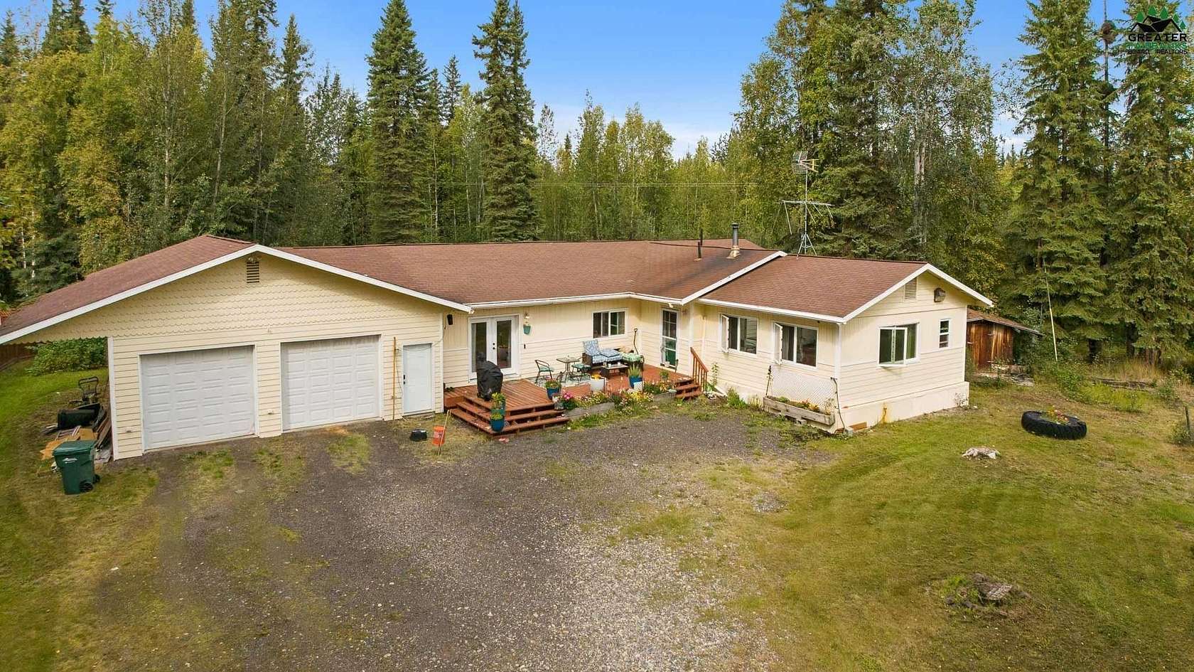 2 Acres of Residential Land with Home for Sale in North Pole, Alaska