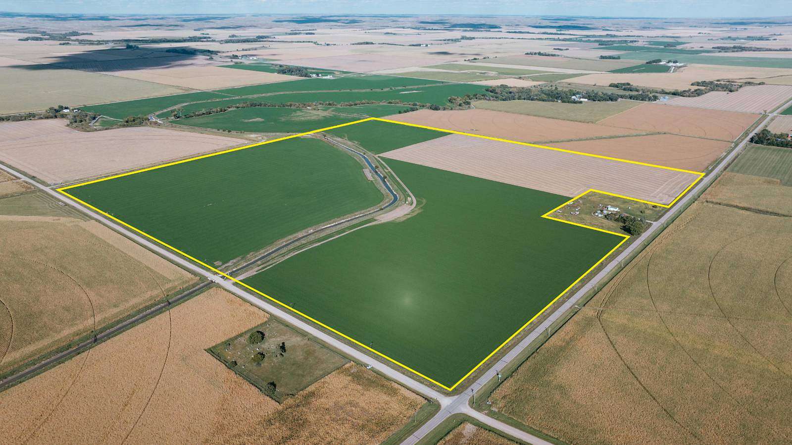 155 Acres of Agricultural Land for Sale in Cozad, Nebraska