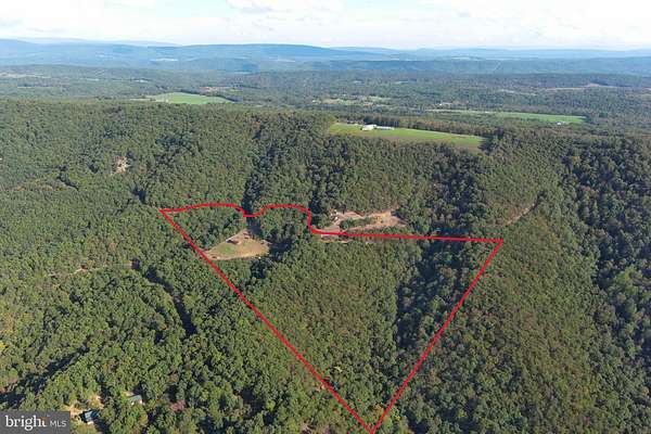 32.9 Acres of Recreational Land with Home for Sale in Points, West Virginia