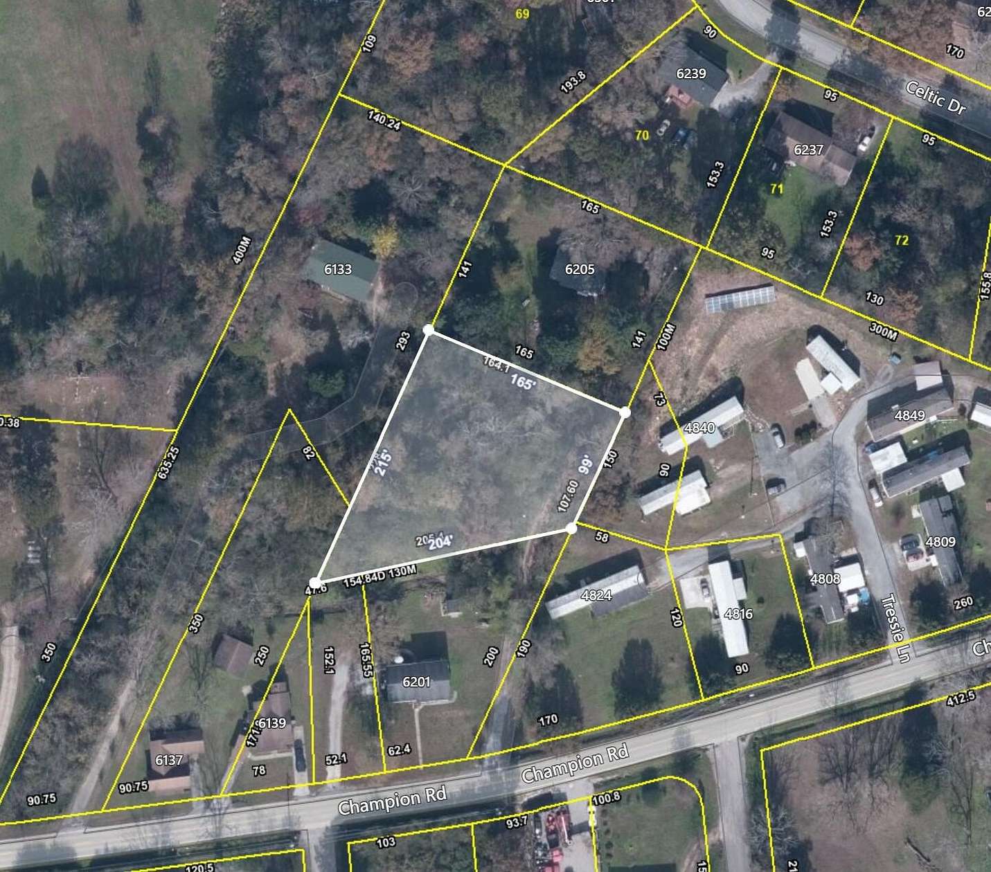 0.59 Acres of Residential Land for Sale in Chattanooga, Tennessee