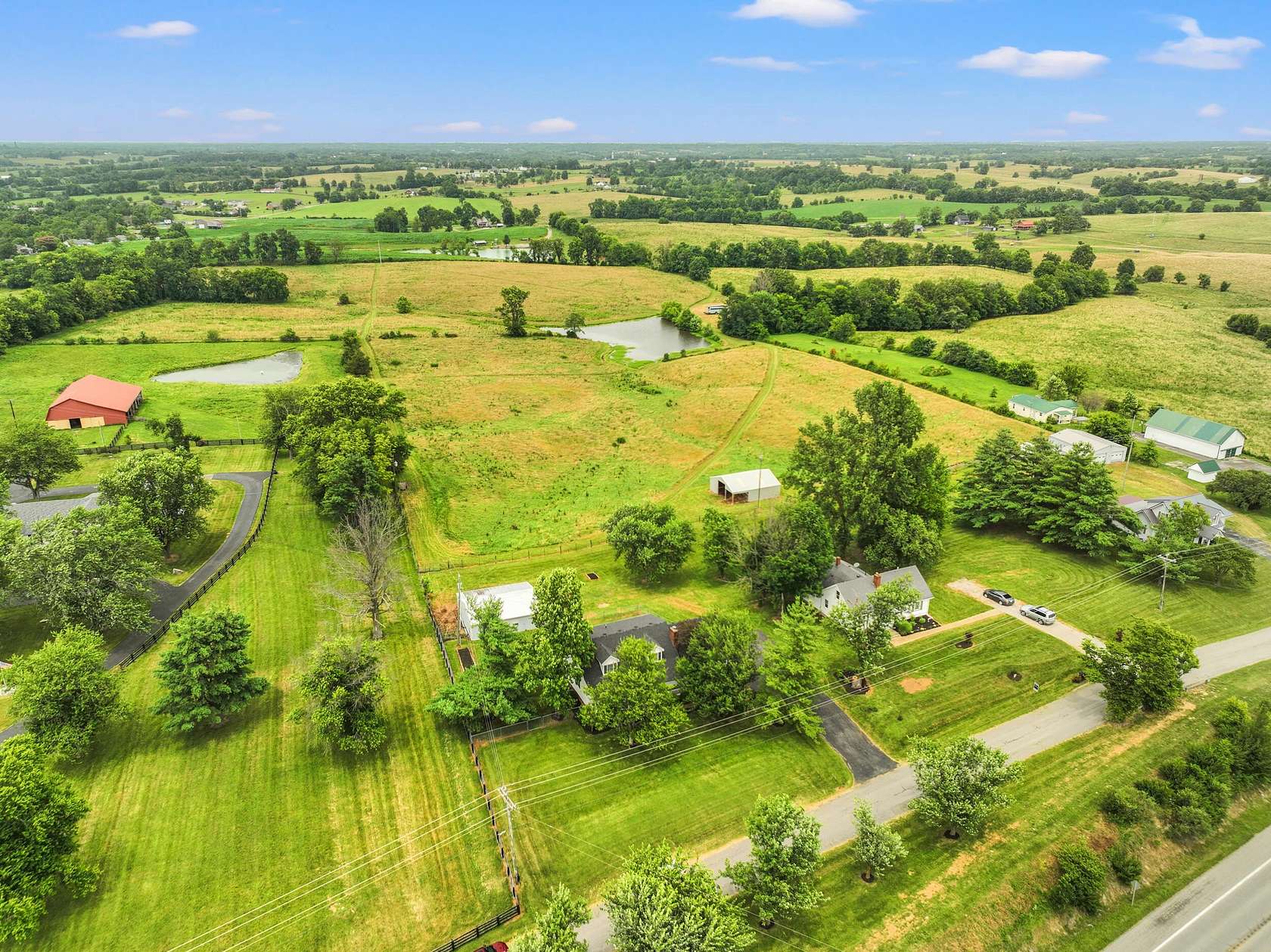 24.2 Acres of Agricultural Land with Home for Sale in Danville, Kentucky