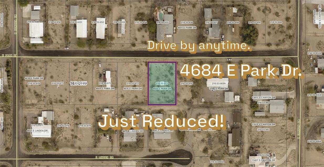 0.28 Acres of Residential Land for Sale in Topock, Arizona