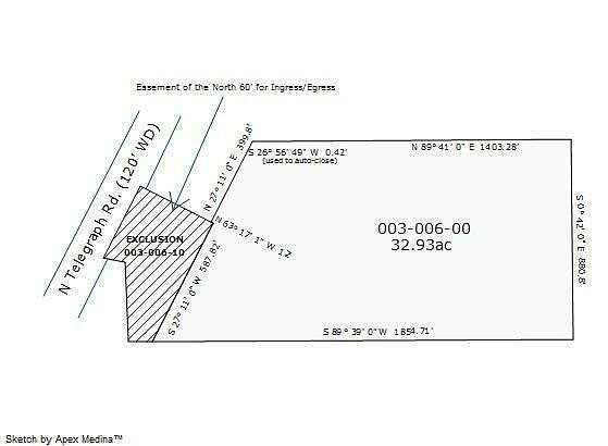 30.3 Acres of Mixed-Use Land for Sale in Newport, Michigan